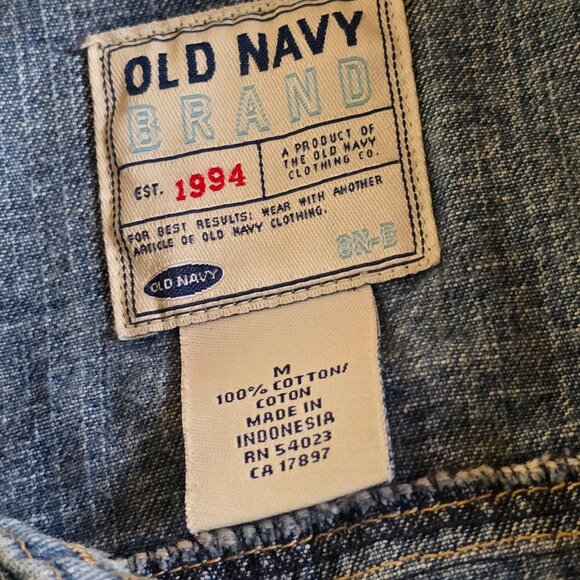 OLD NAVY Embellished Demin Jean Jacket sz M - Picture 10 of 10